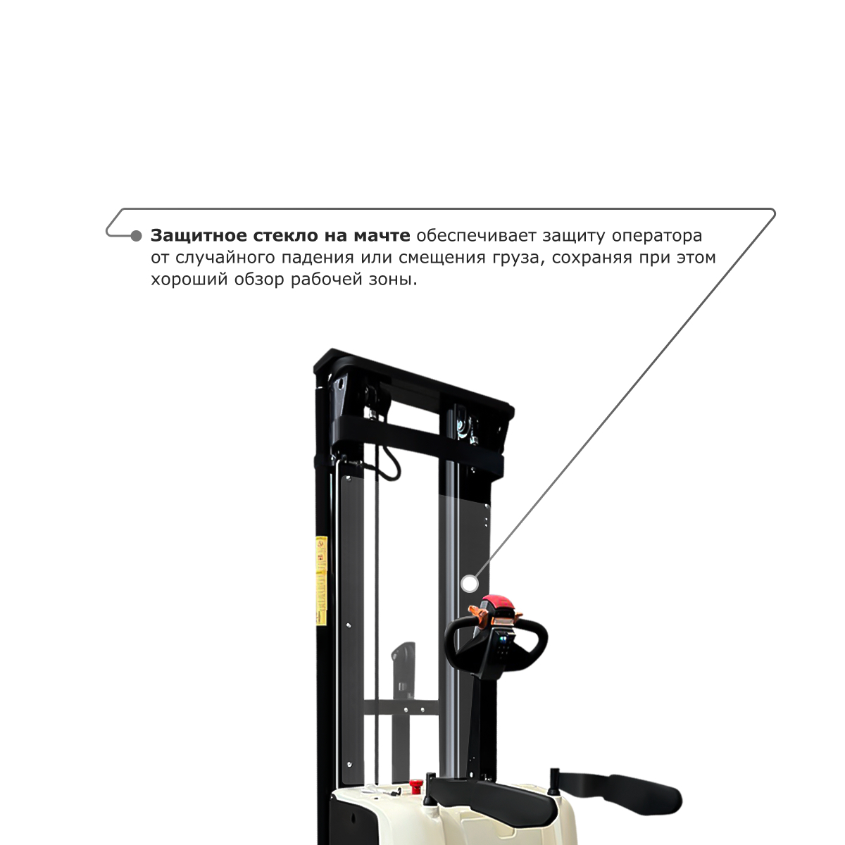 Самоходный электроштабелер PROLIFT M2 SDK 1645