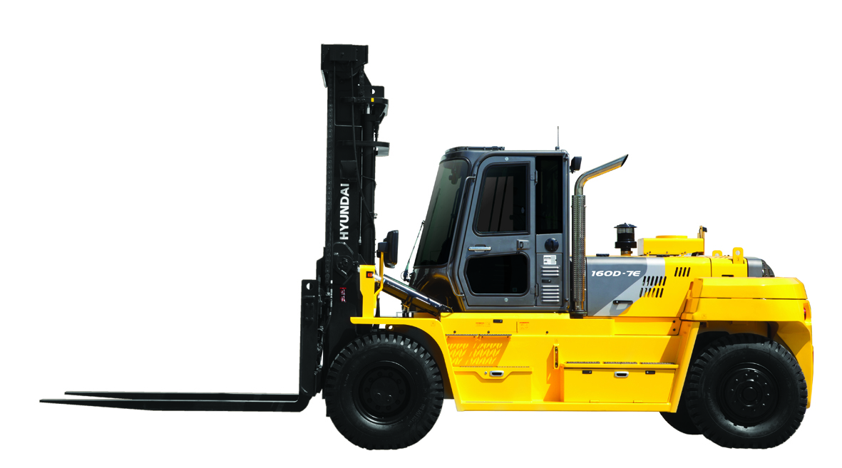 Дизельный вилочный погрузчик Hyundai 160D-7E